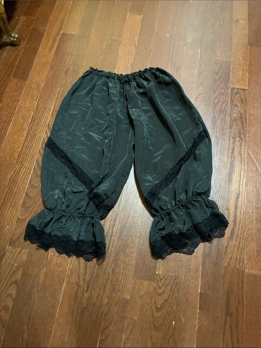 Black Lace-Trim  Bloomers